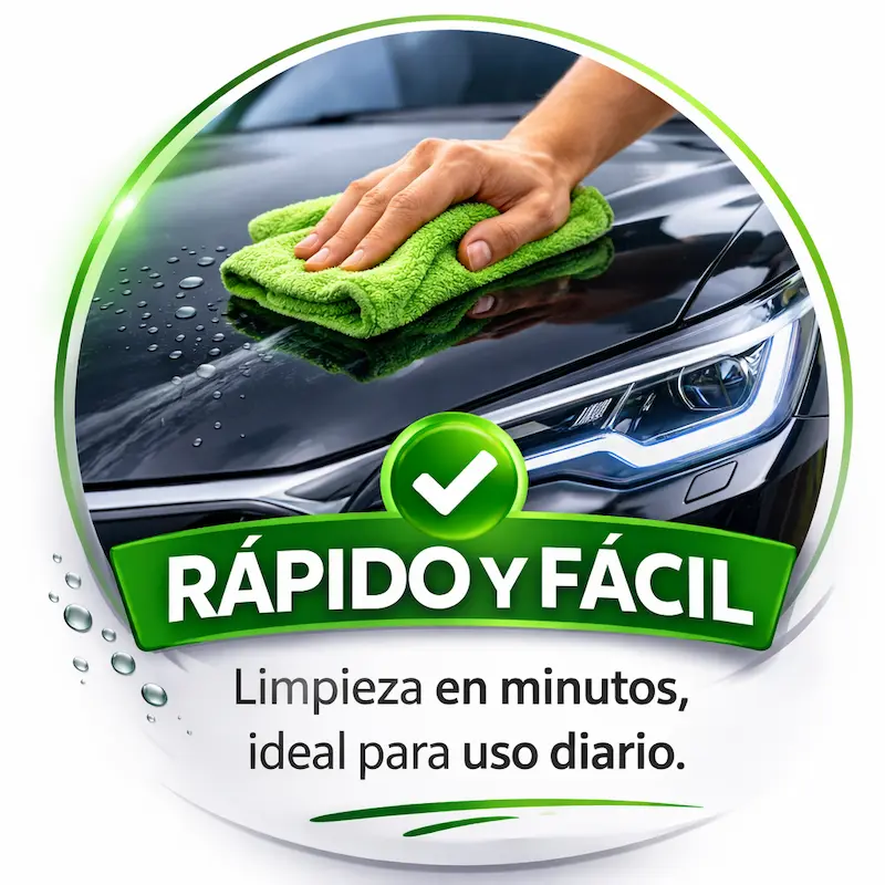 Rápido limpieza auto Green Fiber