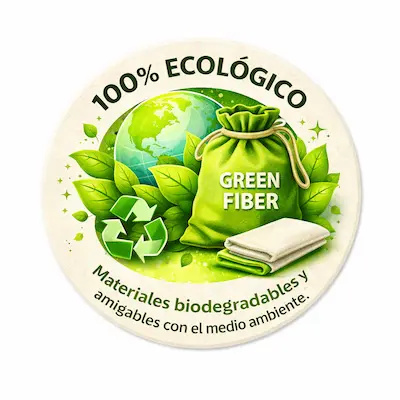 100% ecológico Tecnofibras materiales biodegradables
