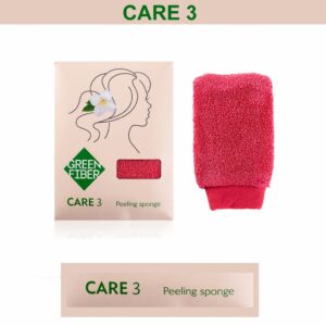 esponja facial exfoliante microfibra CARE 3