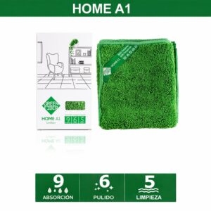 fibra microfibra hogar Green Fiber A1 limpieza sin químicos multiuso