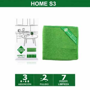 paño microfibra acanalado S3 Green Fiber antigrasa