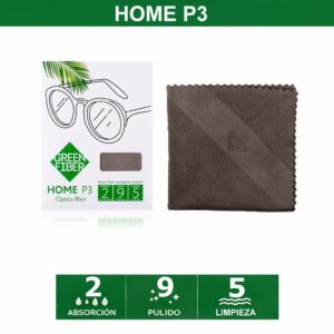 paño microfibra para gafas P3 sin rayas