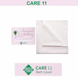 toalla waffle microfibra grande CARE 11 Green Fiber