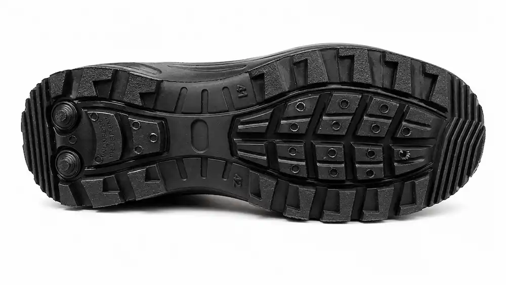 suela antideslizante de botas impermeables para superficies mojadas