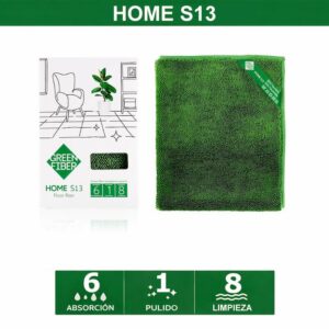 Microfibra para limpiar pisos Green Fiber Twist S13