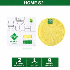 Disco de limpieza Green Fiber HOME S2 para cocina